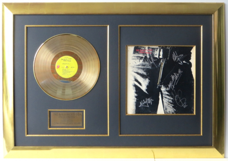 Rahmen Bilderrahmen - Rolling Stones goldene LP Rahmung