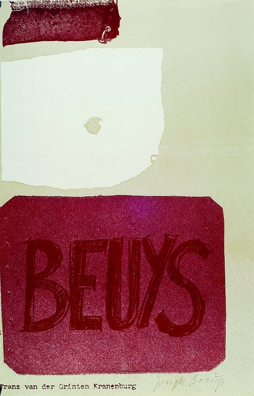 Joesph Beuys Abstrakte Komposition