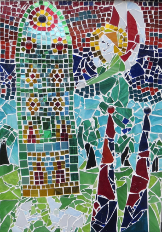 Luci Shatalov - Luci Shatalov Domfenster Mosaik