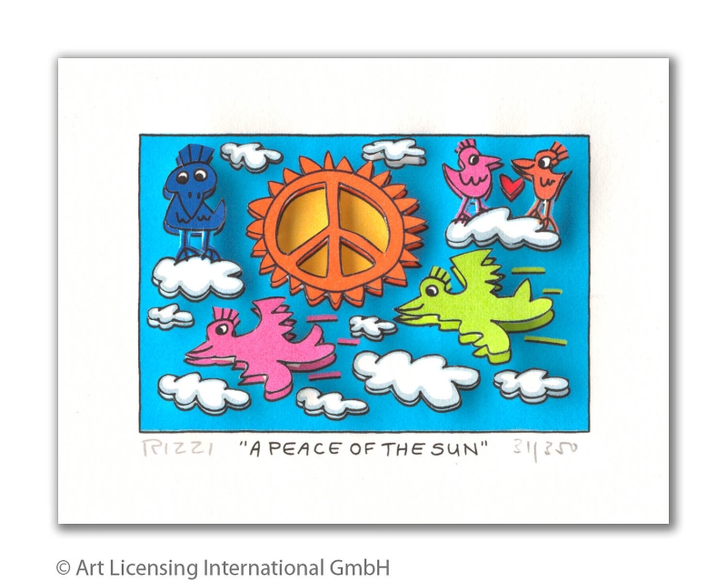 James Rizzi - RIZZI10253 a peace in the sun