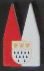 Dom rotwei mit Wappen