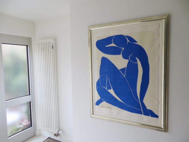  Wohnen mit Bildern - Matisse Blue Nude im Eingangsbereich