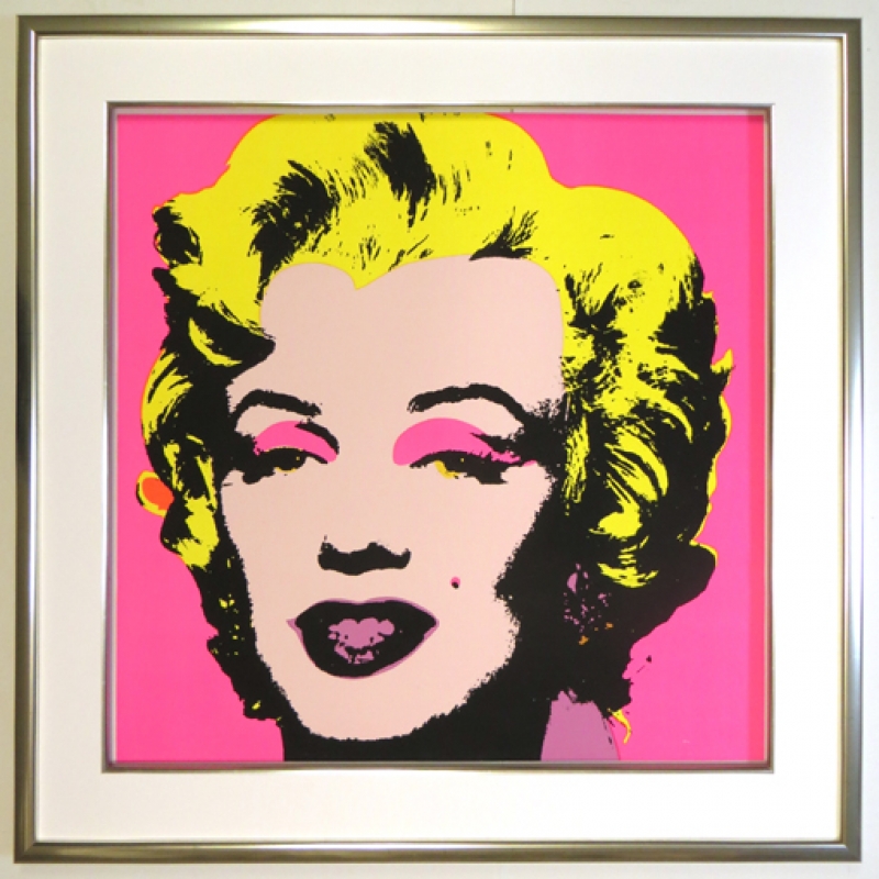 Rahmen Bilderrahmen - Andy Warhol Rahmung Marylin