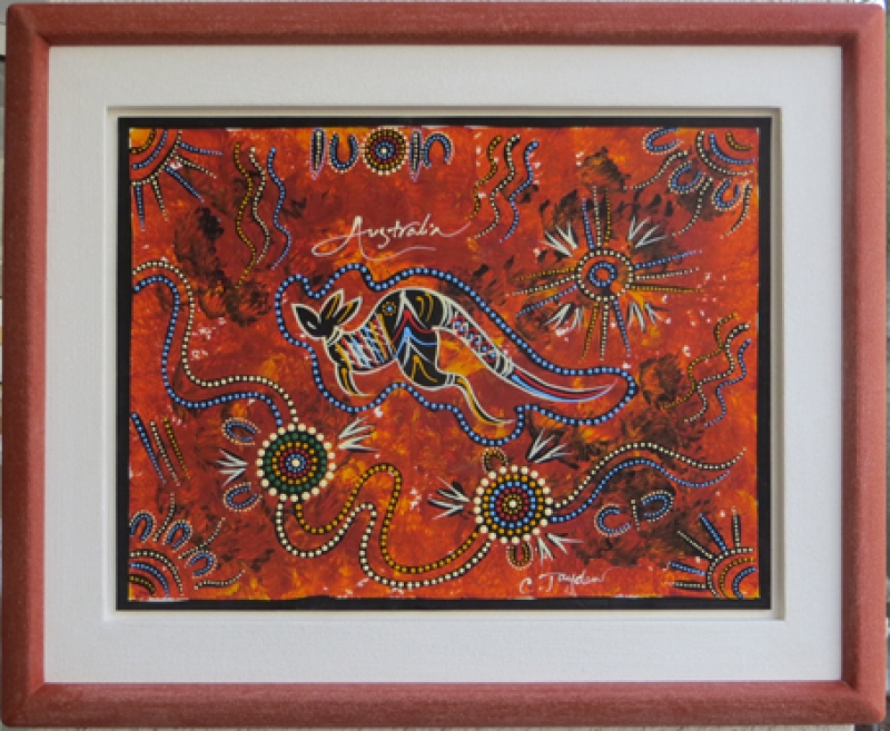 Rahmen Bilderrahmen - Aborigines Artframe