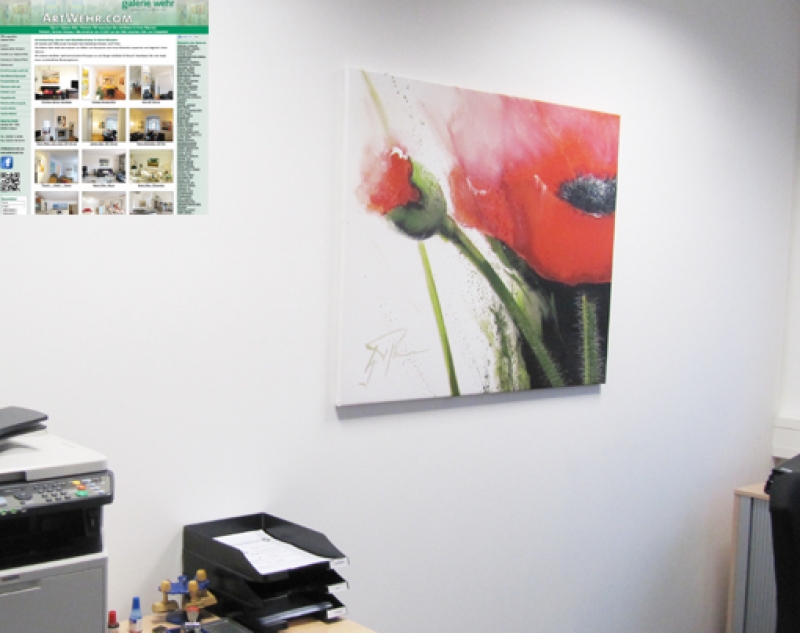  Bilder für Firmen - Mohn fürs Büro