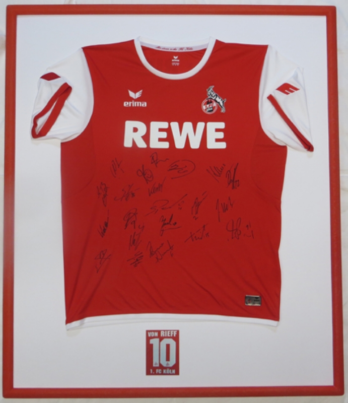 1 FC Köln Trikot Rahmung Köln