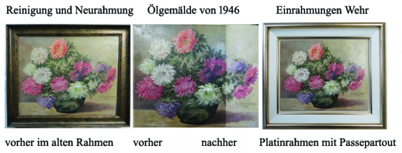 Rahmen Bilderrahmen - Bilderrestaurierung Kaeschage 1946