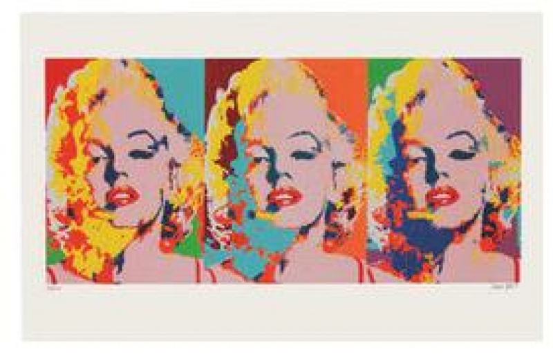 James Francis Gill Three Faces of Marilyn