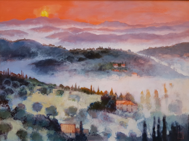 Uwe Herbst Toscana Sonnenuntergang