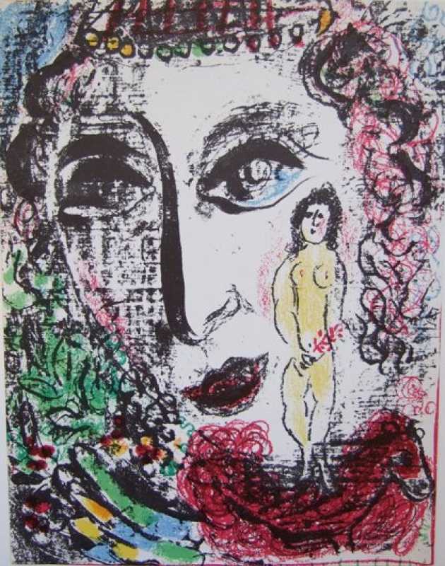 Marc Chagall Auftreten im Zirkus