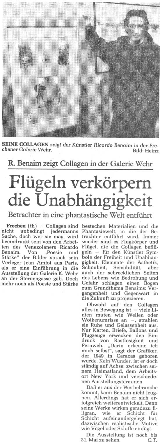 Flügeln verkörpern die Unabhängigkeit