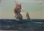  Patrick von Kalkreuth Schiffe vor der Restaurierung
