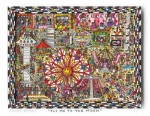 James Rizzi RIZZI10217 �FLY ME TO THE MOON� 19 x 25 cm