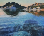 Bucht auf La Maddalena 14Z 100x120cm